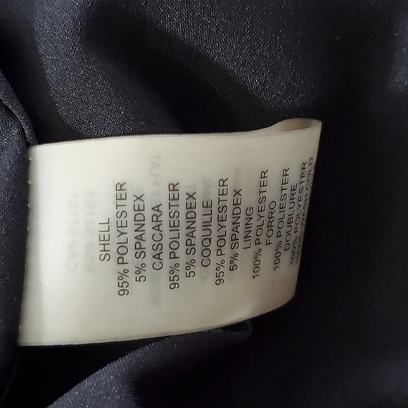 Vince Camuto Cut Out Cap Sleeve Black Dress Size 16 Sheath Cocktails Evening - Picture 9 of 14